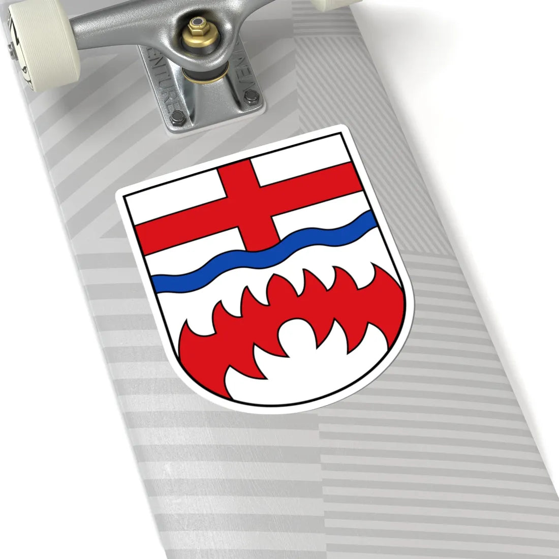DEU Kreis Paderborn COA (Germany) (Coat of Arms) STICKER Vinyl Kiss-Cut Decal - The Sticker Space