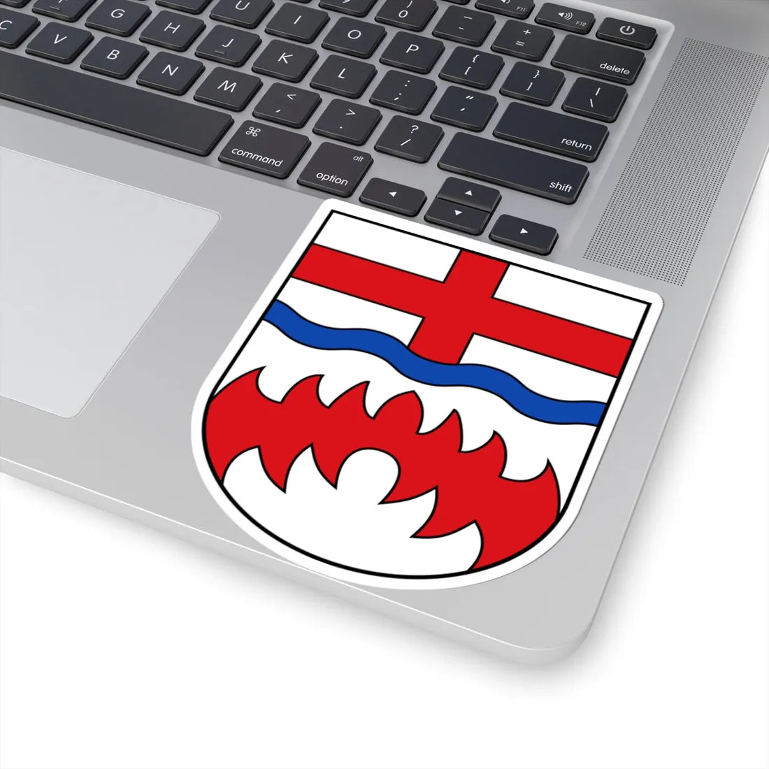 DEU Kreis Paderborn COA (Germany) (Coat of Arms) STICKER Vinyl Kiss-Cut Decal - The Sticker Space