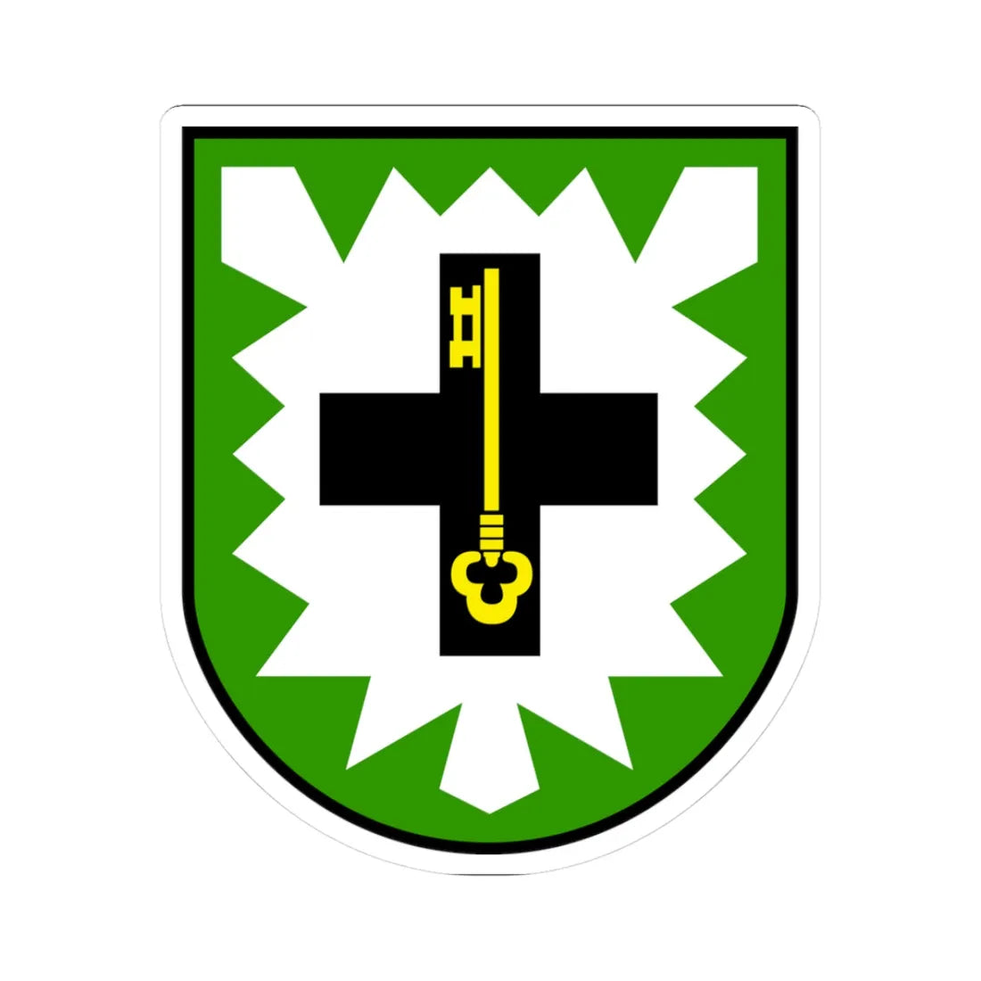 DEU Kreis Recklinghausen COA (Germany) (Coat of Arms) STICKER Vinyl Kiss-Cut Decal 3 Inch White - The Sticker Space