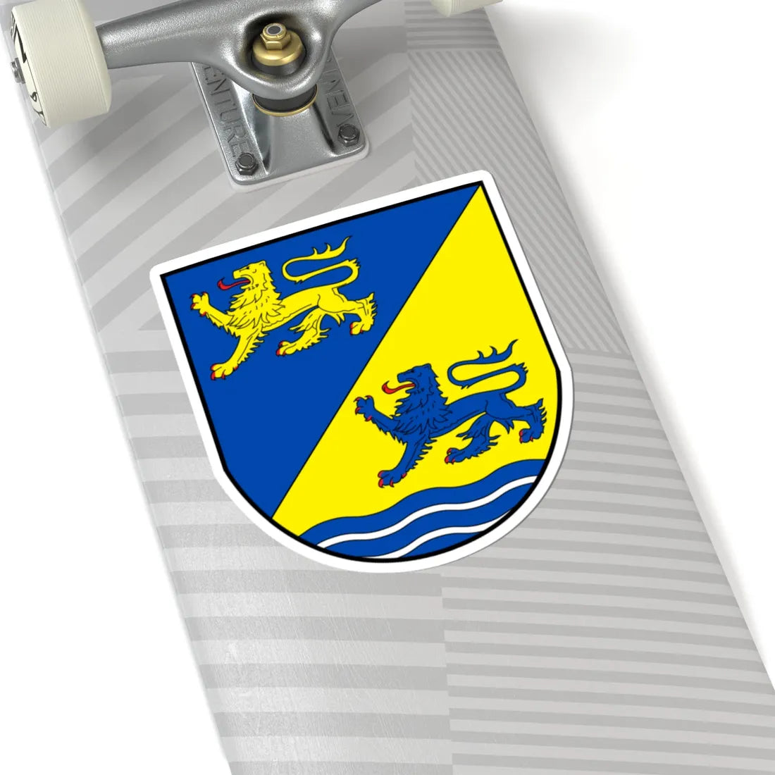 DEU Kreis Schleswig-Flensburg COA (Germany) (Coat of Arms) STICKER Vinyl Kiss-Cut Decal - The Sticker Space