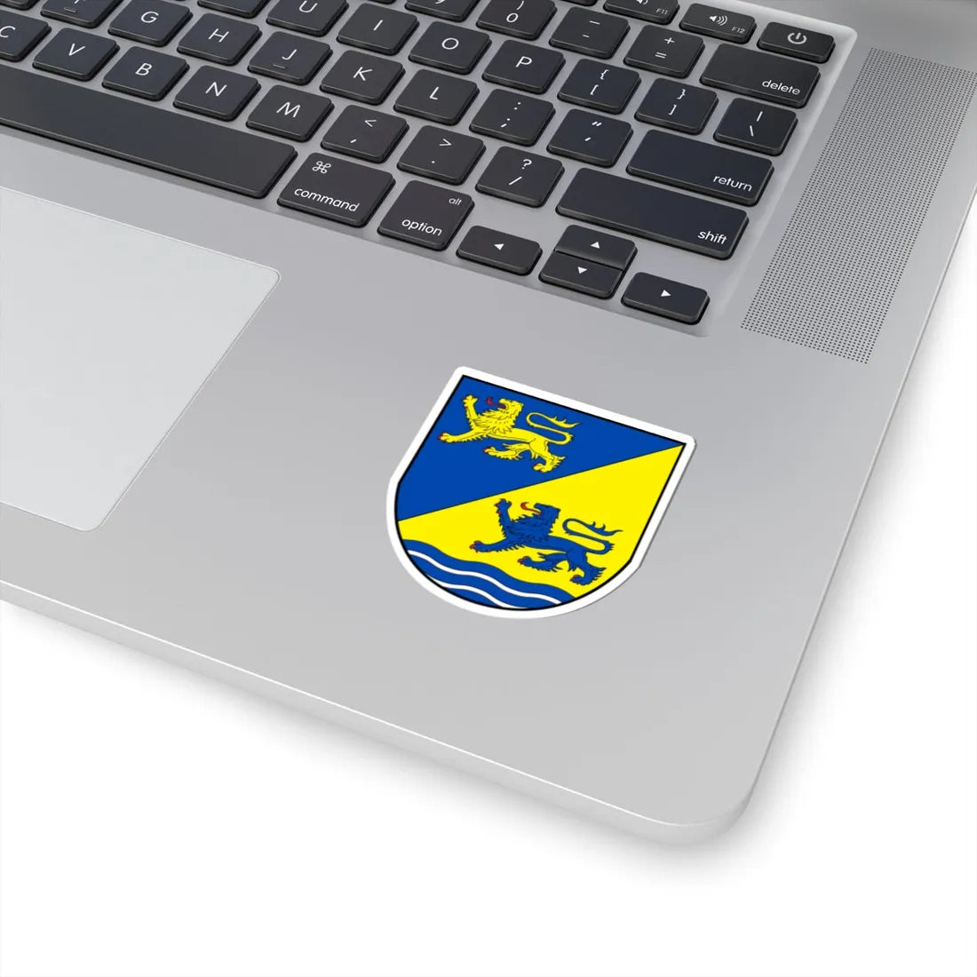 DEU Kreis Schleswig-Flensburg COA (Germany) (Coat of Arms) STICKER Vinyl Kiss-Cut Decal - The Sticker Space