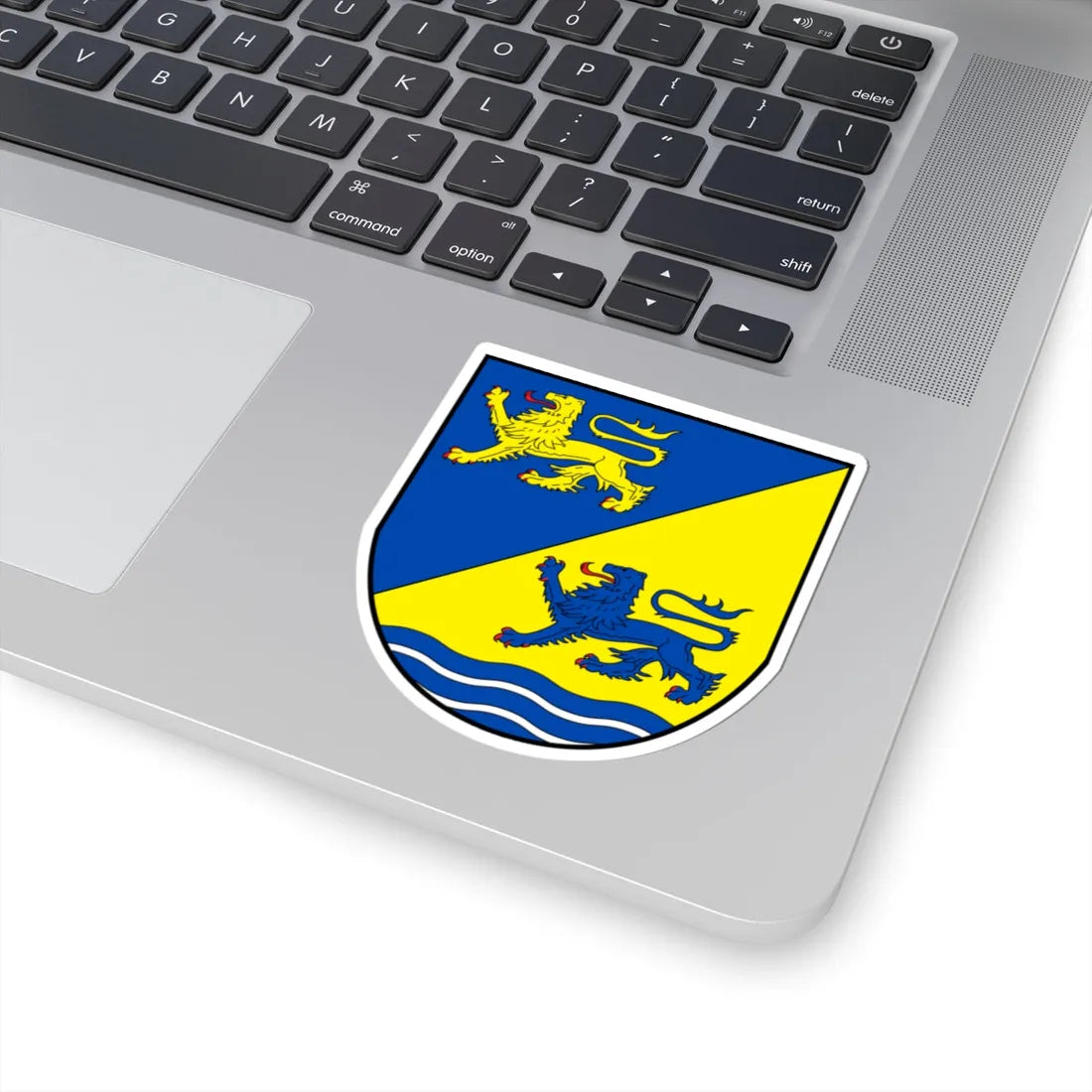 DEU Kreis Schleswig-Flensburg COA (Germany) (Coat of Arms) STICKER Vinyl Kiss-Cut Decal - The Sticker Space