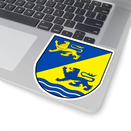 DEU Kreis Schleswig-Flensburg COA (Germany) (Coat of Arms) STICKER Vinyl Kiss-Cut Decal - The Sticker Space