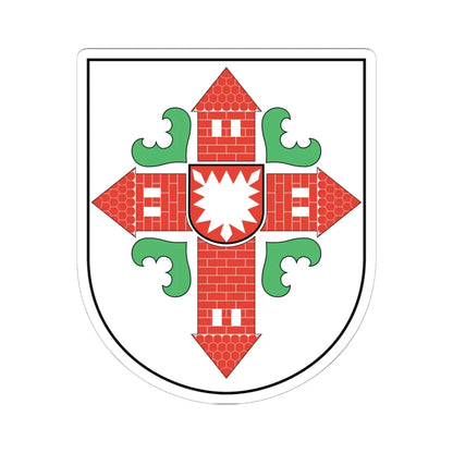DEU Kreis Segeberg COA (Germany) (Coat of Arms) STICKER Vinyl Kiss-Cut Decal 6 Inch White - The Sticker Space