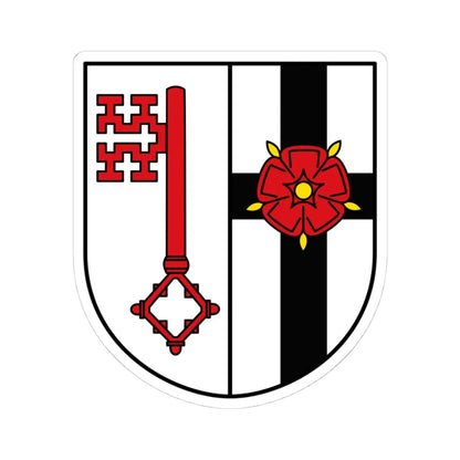 DEU Kreis Soest COA (Germany) (Coat of Arms) STICKER Vinyl Kiss-Cut Decal 4 Inch White - The Sticker Space