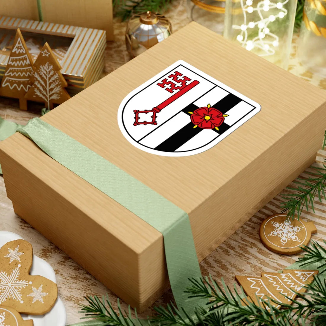 DEU Kreis Soest COA (Germany) (Coat of Arms) STICKER Vinyl Kiss-Cut Decal - The Sticker Space