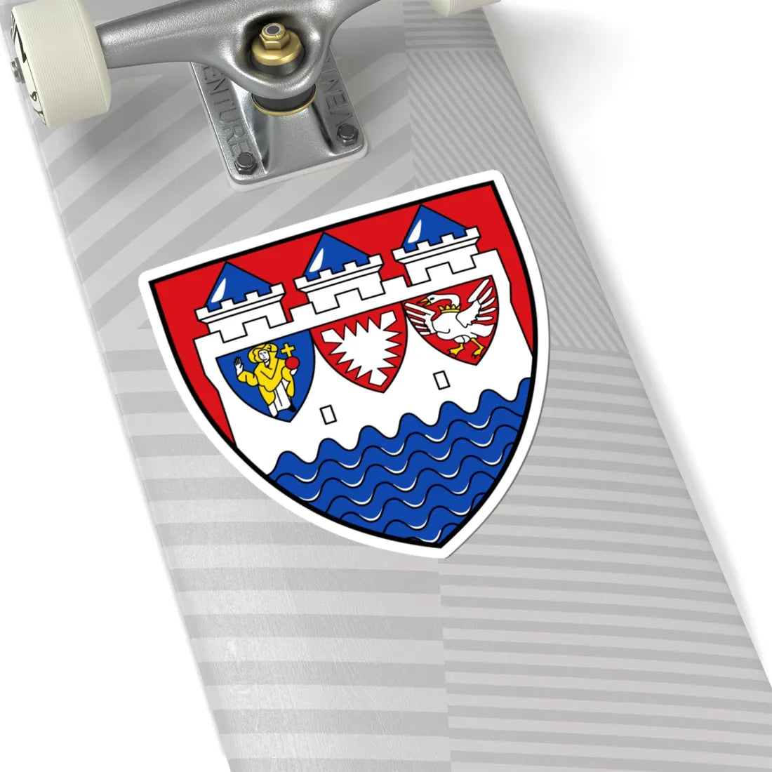 DEU Kreis Steinburg COA (Germany) (Coat of Arms) STICKER Vinyl Kiss-Cut Decal - The Sticker Space