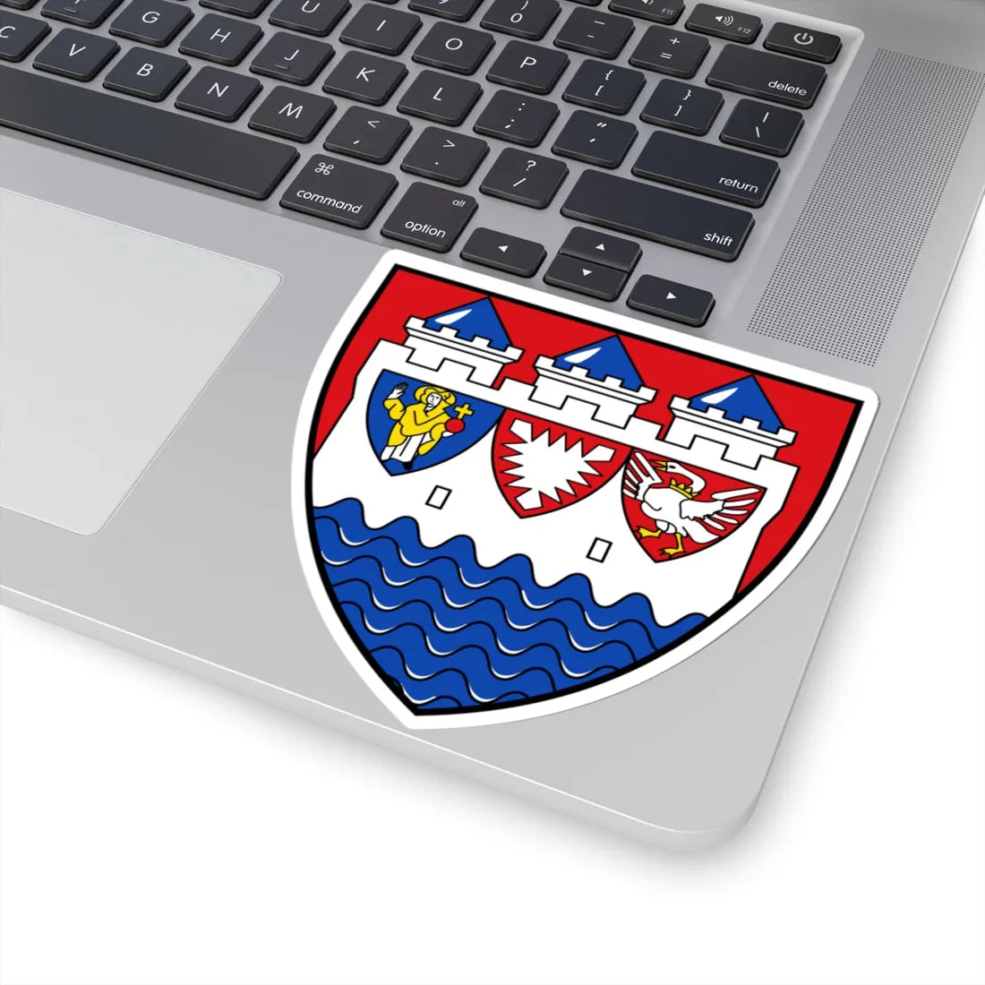 DEU Kreis Steinburg COA (Germany) (Coat of Arms) STICKER Vinyl Kiss-Cut Decal - The Sticker Space