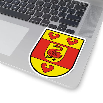 DEU Kreis Steinfurt COA (Germany) (Coat of Arms) STICKER Vinyl Kiss-Cut Decal - The Sticker Space