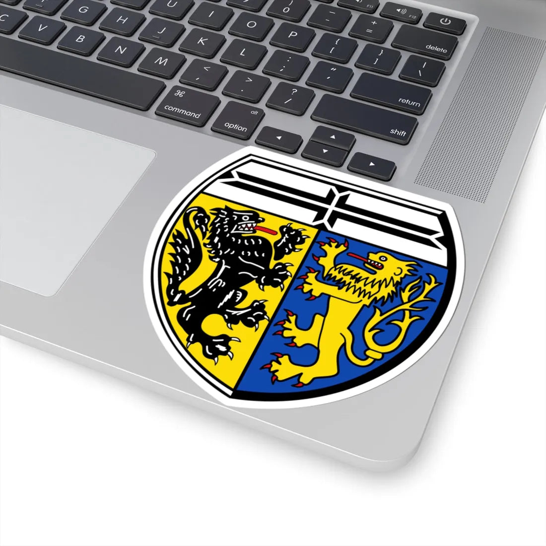DEU Kreis Viersen COA (Germany) (Coat of Arms) STICKER Vinyl Kiss-Cut Decal - The Sticker Space