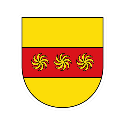 DEU Kreis Warendorf 1938 COA (Germany) (Coat of Arms) STICKER Vinyl Kiss-Cut Decal 2 Inch White - The Sticker Space