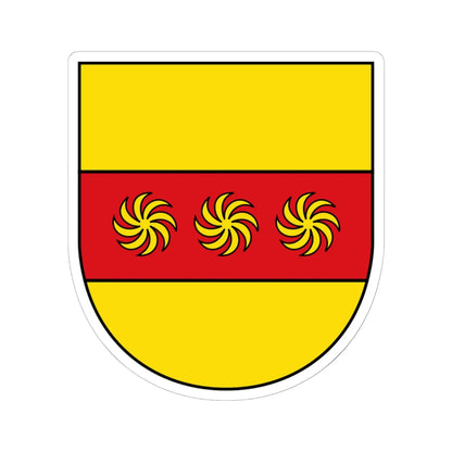 DEU Kreis Warendorf 1938 COA (Germany) (Coat of Arms) STICKER Vinyl Kiss-Cut Decal 6 Inch White - The Sticker Space