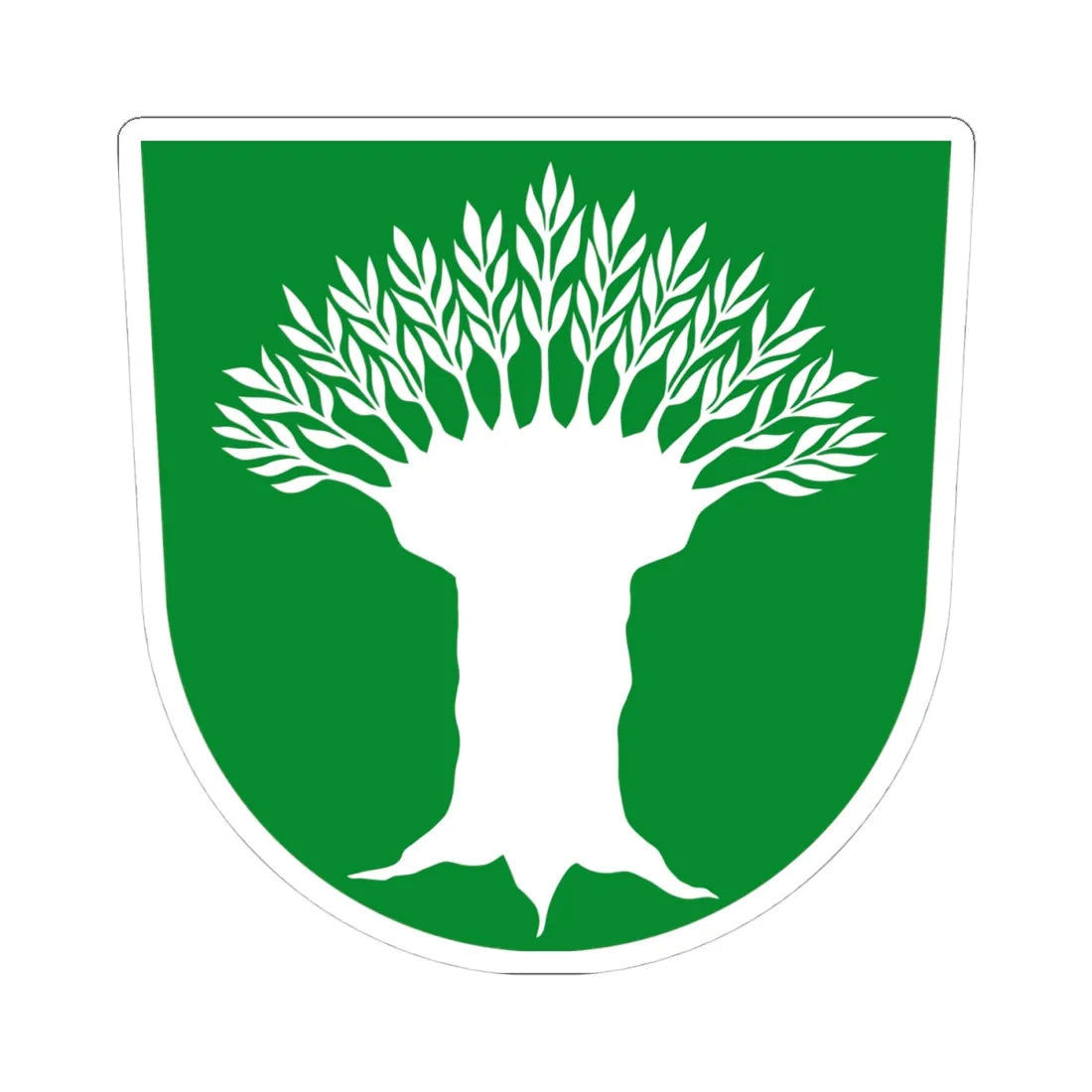 DEU Kreis Wesel COA (Germany) (Coat of Arms) STICKER Vinyl Kiss-Cut Decal 4 Inch White - The Sticker Space