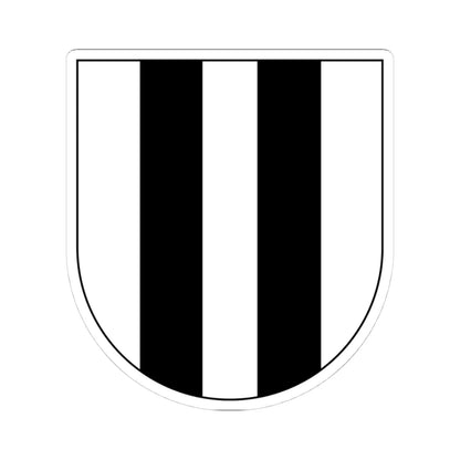 DEU Kreis Wittgenstein COA (Germany) (Coat of Arms) STICKER Vinyl Kiss-Cut Decal 4 Inch White - The Sticker Space