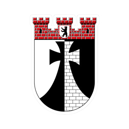 DEU Kreuzberg district COA (Germany) (Coat of Arms) STICKER Vinyl Kiss-Cut Decal 2 Inch White - The Sticker Space