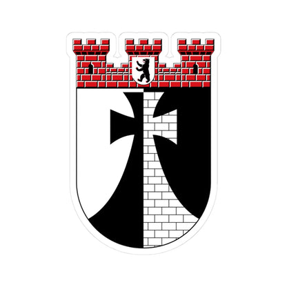 DEU Kreuzberg district COA (Germany) (Coat of Arms) STICKER Vinyl Kiss-Cut Decal 3 Inch White - The Sticker Space