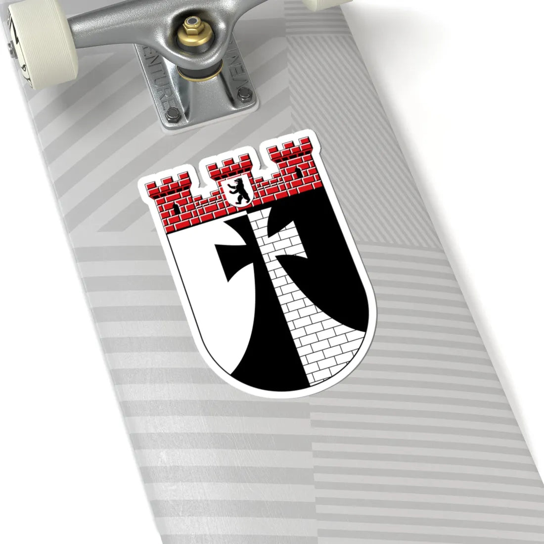 DEU Kreuzberg district COA (Germany) (Coat of Arms) STICKER Vinyl Kiss-Cut Decal - The Sticker Space
