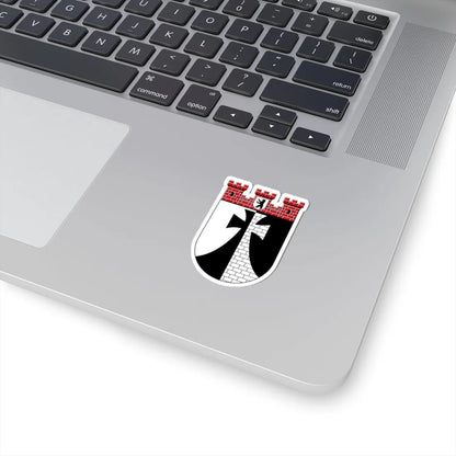 DEU Kreuzberg district COA (Germany) (Coat of Arms) STICKER Vinyl Kiss-Cut Decal - The Sticker Space