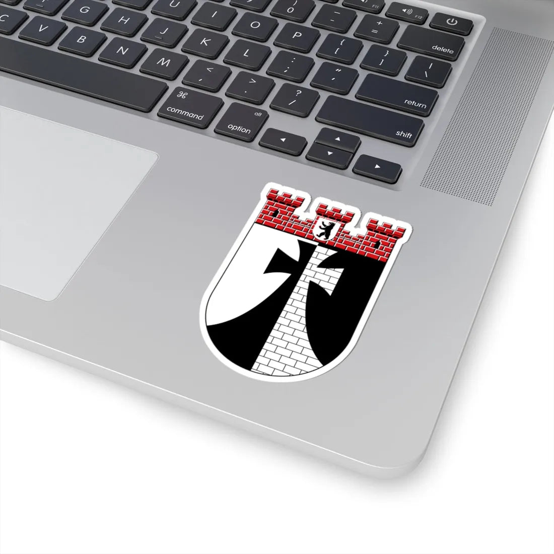 DEU Kreuzberg district COA (Germany) (Coat of Arms) STICKER Vinyl Kiss-Cut Decal - The Sticker Space