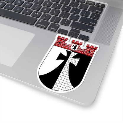 DEU Kreuzberg district COA (Germany) (Coat of Arms) STICKER Vinyl Kiss-Cut Decal - The Sticker Space
