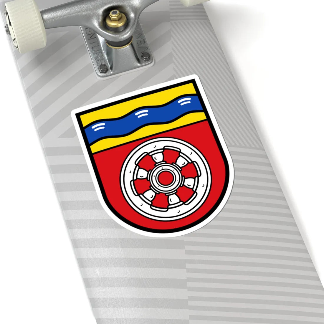 DEU Kriftel COA (Germany) (Coat of Arms) STICKER Vinyl Kiss-Cut Decal - The Sticker Space