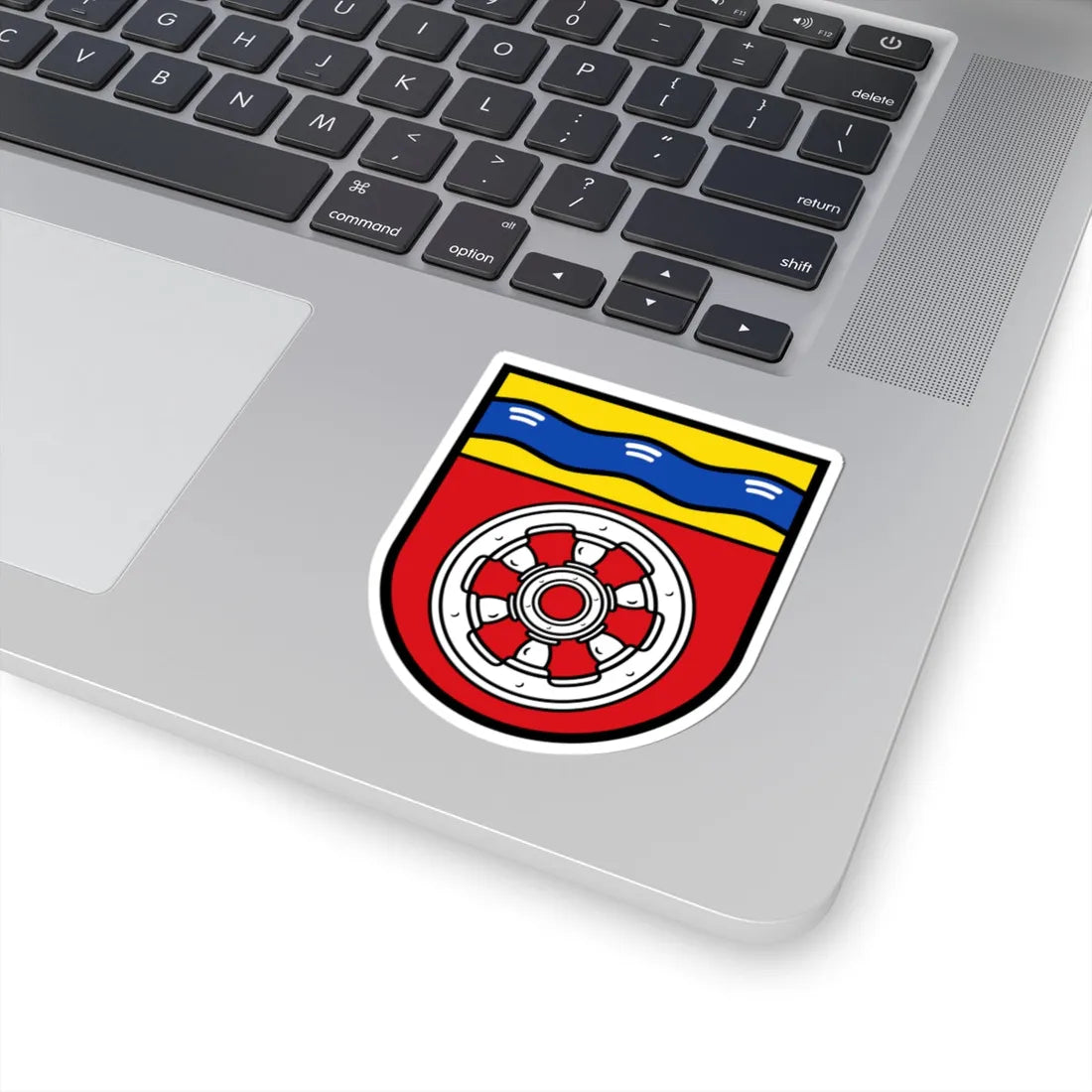 DEU Kriftel COA (Germany) (Coat of Arms) STICKER Vinyl Kiss-Cut Decal - The Sticker Space