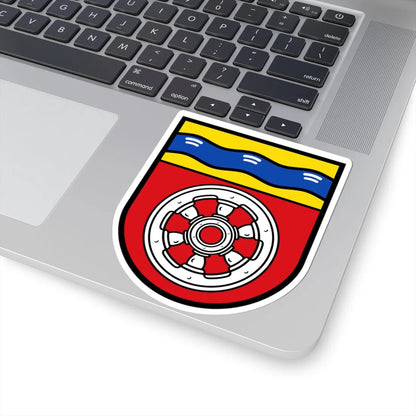 DEU Kriftel COA (Germany) (Coat of Arms) STICKER Vinyl Kiss-Cut Decal - The Sticker Space