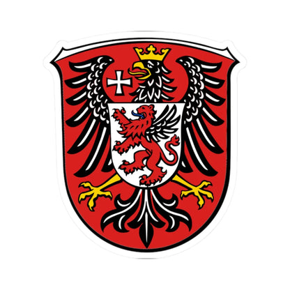 DEU Lahn Stadt COA (Germany) (Coat of Arms) STICKER Vinyl Kiss-Cut Decal 2 Inch White - The Sticker Space