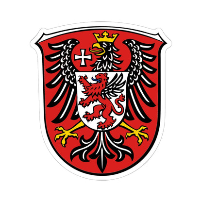 DEU Lahn Stadt COA (Germany) (Coat of Arms) STICKER Vinyl Kiss-Cut Decal 6 Inch White - The Sticker Space