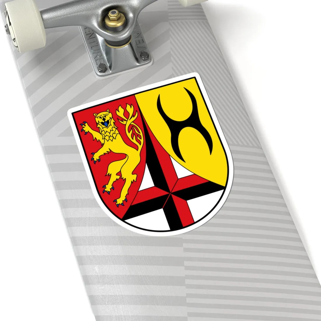 DEU Landkreis Altenkirchen COA (Germany) (Coat of Arms) STICKER Vinyl Kiss-Cut Decal - The Sticker Space