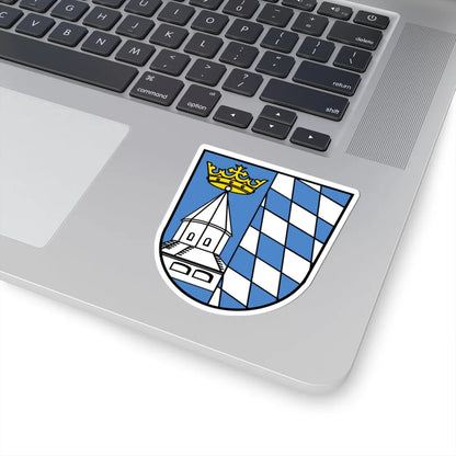 DEU Landkreis Altötting COA (Germany) (Coat of Arms) STICKER Vinyl Kiss-Cut Decal - The Sticker Space