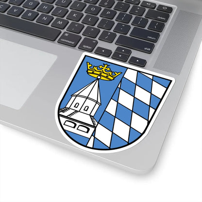 DEU Landkreis Altötting COA (Germany) (Coat of Arms) STICKER Vinyl Kiss-Cut Decal - The Sticker Space