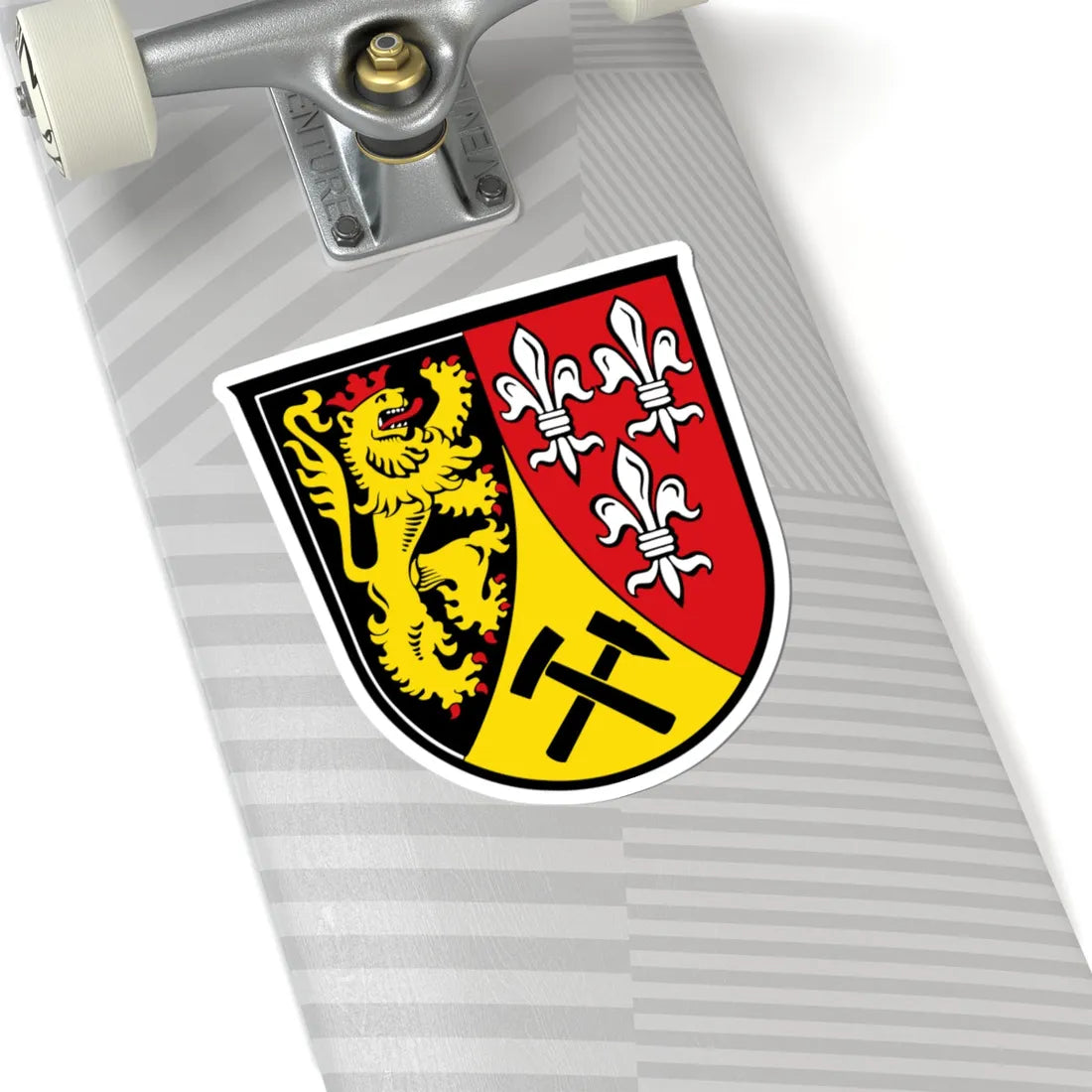 DEU Landkreis Amberg-Sulzbach COA (Germany) (Coat of Arms) STICKER Vinyl Kiss-Cut Decal - The Sticker Space