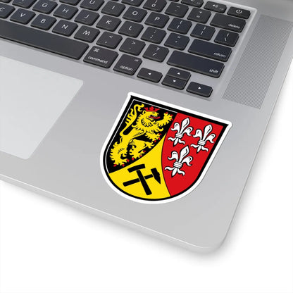DEU Landkreis Amberg-Sulzbach COA (Germany) (Coat of Arms) STICKER Vinyl Kiss-Cut Decal - The Sticker Space