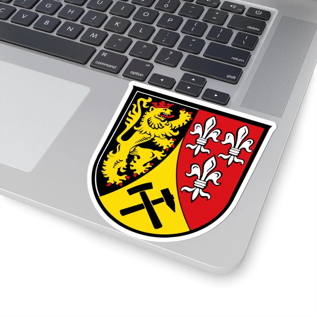DEU Landkreis Amberg-Sulzbach COA (Germany) (Coat of Arms) STICKER Vinyl Kiss-Cut Decal - The Sticker Space