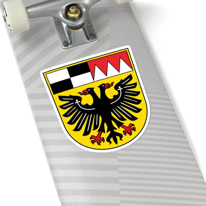 DEU Landkreis Ansbach COA (Germany) (Coat of Arms) STICKER Vinyl Kiss-Cut Decal - The Sticker Space