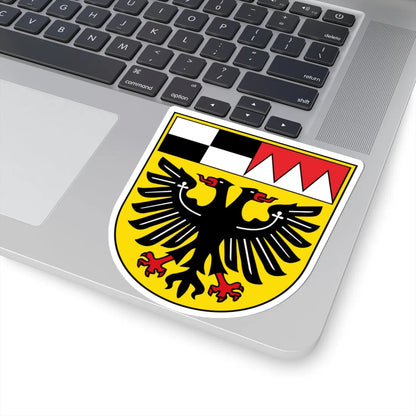 DEU Landkreis Ansbach COA (Germany) (Coat of Arms) STICKER Vinyl Kiss-Cut Decal - The Sticker Space