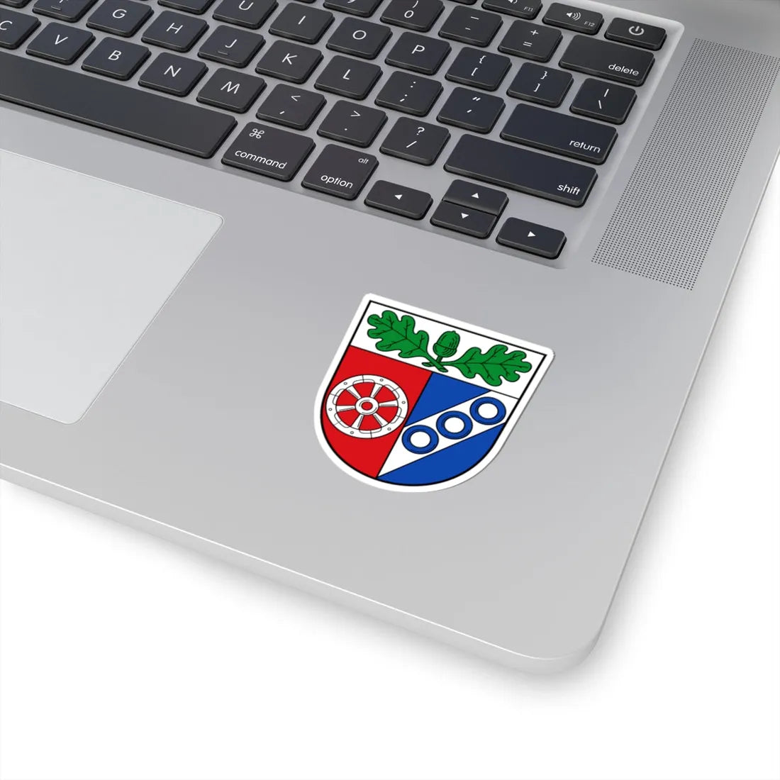 DEU Landkreis Aschaffenburg COA (Germany) (Coat of Arms) STICKER Vinyl Kiss-Cut Decal - The Sticker Space
