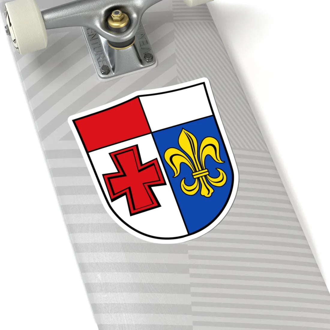 DEU Landkreis Augsburg COA (Germany) (Coat of Arms) STICKER Vinyl Kiss-Cut Decal - The Sticker Space