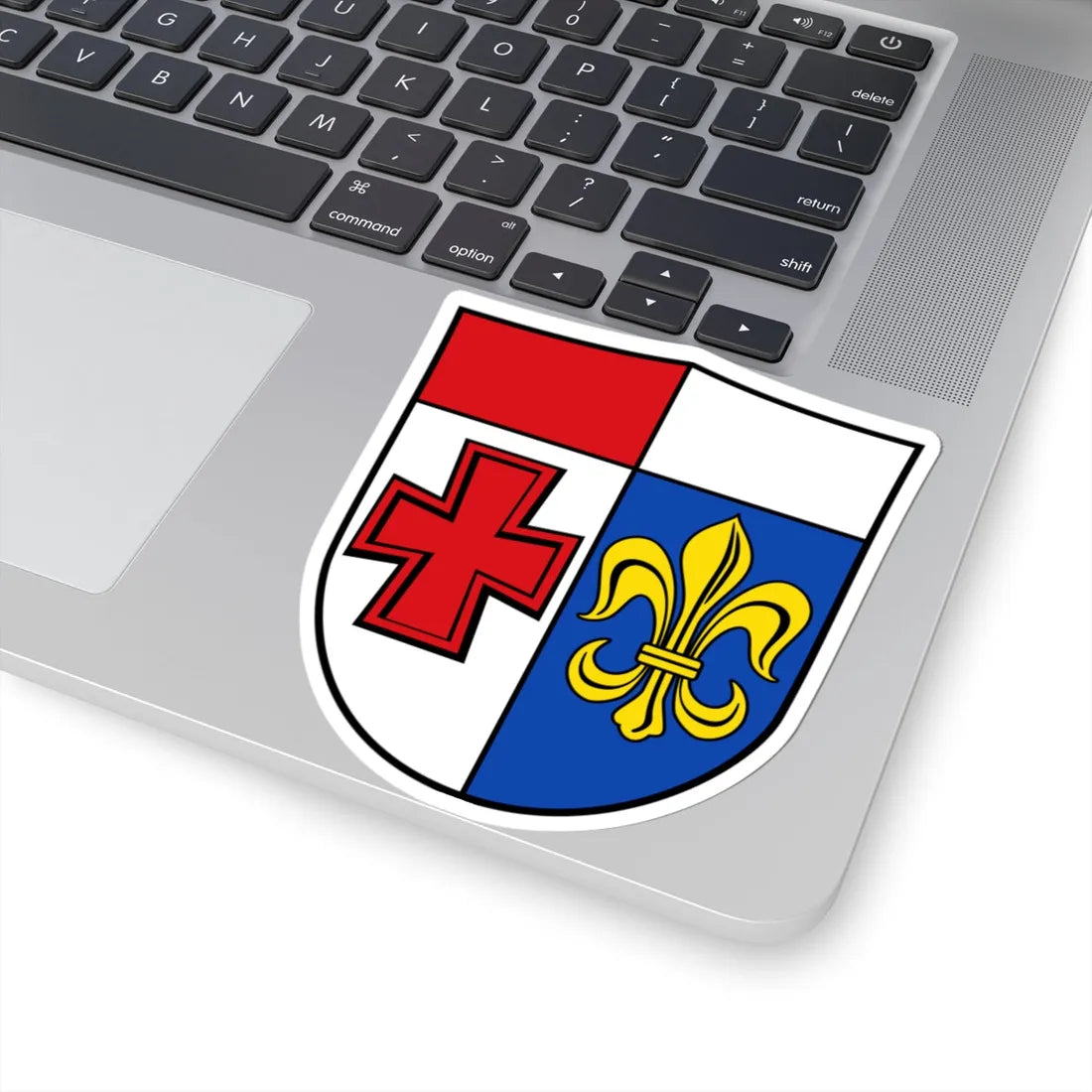 DEU Landkreis Augsburg COA (Germany) (Coat of Arms) STICKER Vinyl Kiss-Cut Decal - The Sticker Space