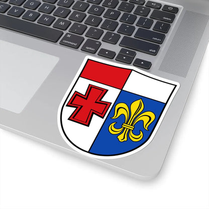 DEU Landkreis Augsburg COA (Germany) (Coat of Arms) STICKER Vinyl Kiss-Cut Decal - The Sticker Space