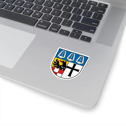 DEU Landkreis Bad Kissingen COA (Germany) (Coat of Arms) STICKER Vinyl Kiss-Cut Decal - The Sticker Space