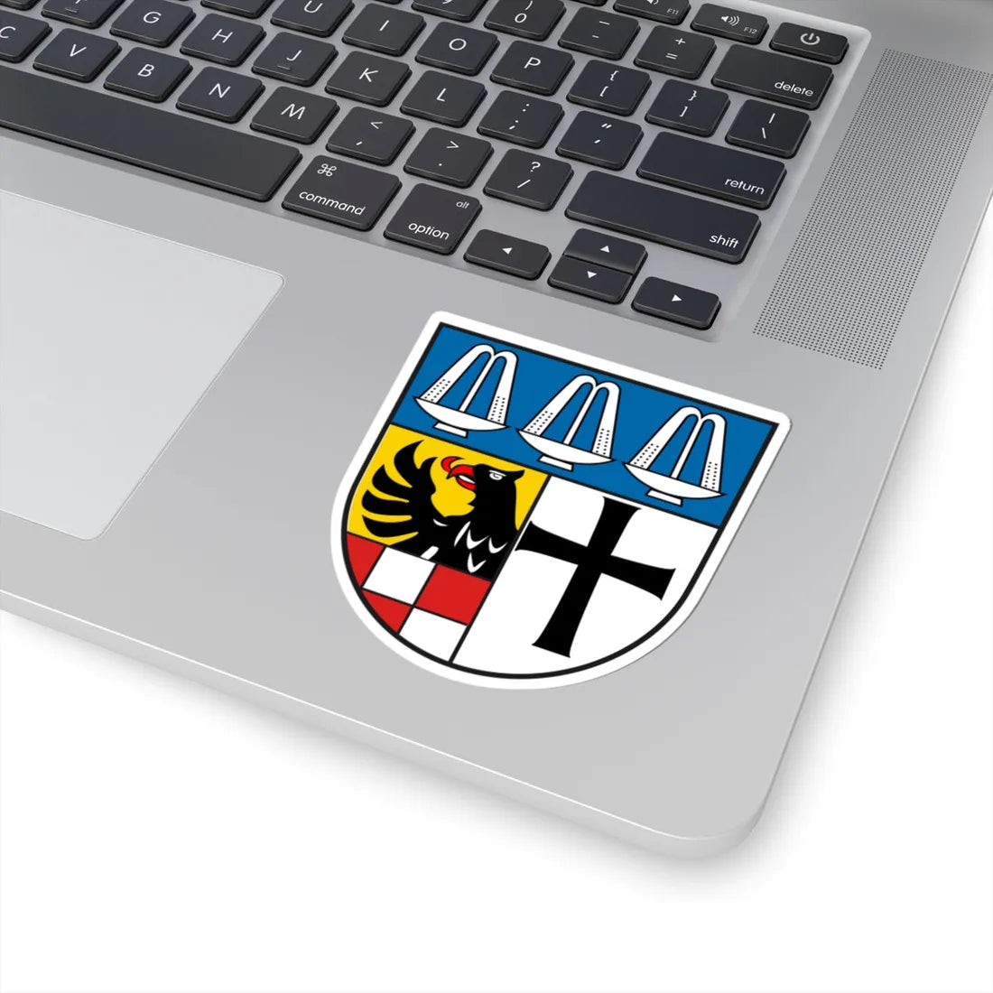 DEU Landkreis Bad Kissingen COA (Germany) (Coat of Arms) STICKER Vinyl Kiss-Cut Decal - The Sticker Space