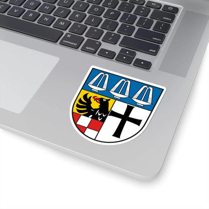 DEU Landkreis Bad Kissingen COA (Germany) (Coat of Arms) STICKER Vinyl Kiss-Cut Decal - The Sticker Space
