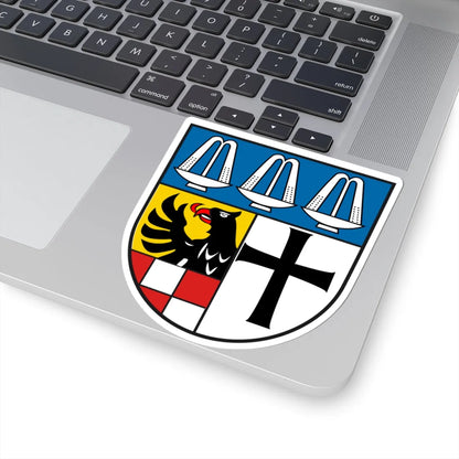 DEU Landkreis Bad Kissingen COA (Germany) (Coat of Arms) STICKER Vinyl Kiss-Cut Decal - The Sticker Space