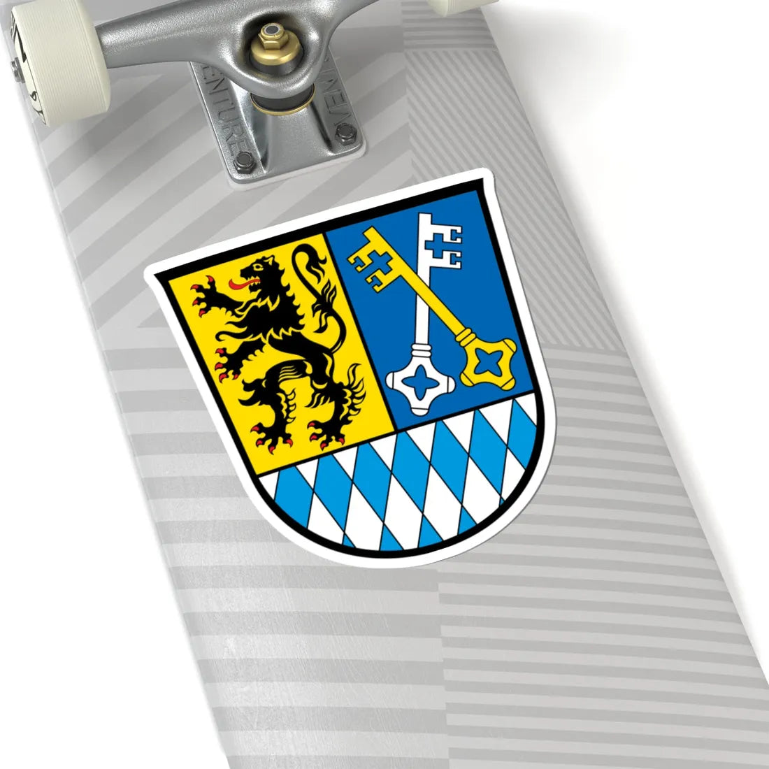 DEU Landkreis Berchtesgadener Land COA (Germany) (Coat of Arms) STICKER Vinyl Kiss-Cut Decal - The Sticker Space