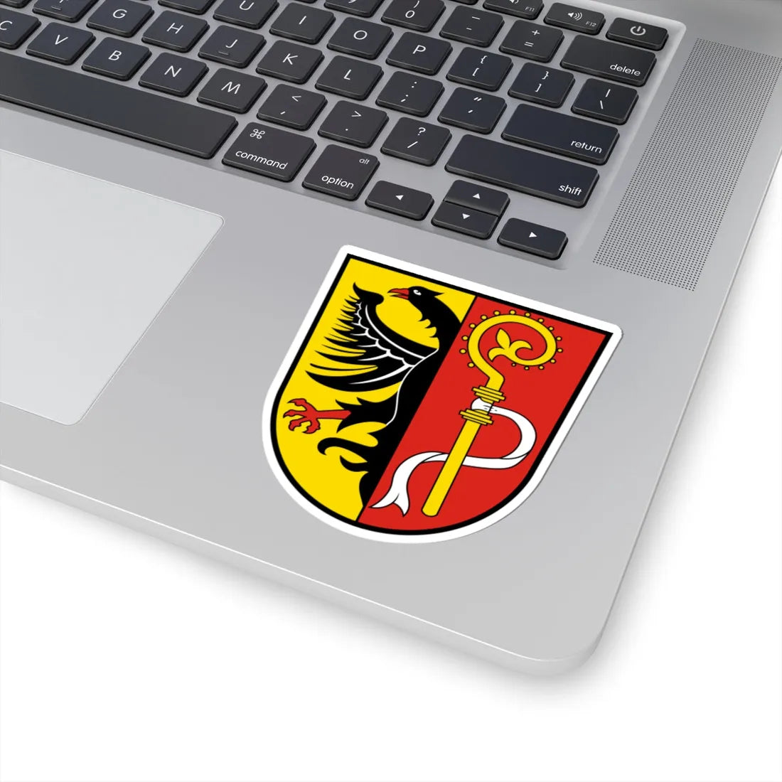 DEU Landkreis Biberach COA (Germany) (Coat of Arms) STICKER Vinyl Kiss-Cut Decal - The Sticker Space