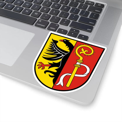 DEU Landkreis Biberach COA (Germany) (Coat of Arms) STICKER Vinyl Kiss-Cut Decal - The Sticker Space