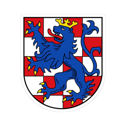 DEU Landkreis Birkenfeld COA (Germany) (Coat of Arms) STICKER Vinyl Kiss-Cut Decal 4 Inch White - The Sticker Space