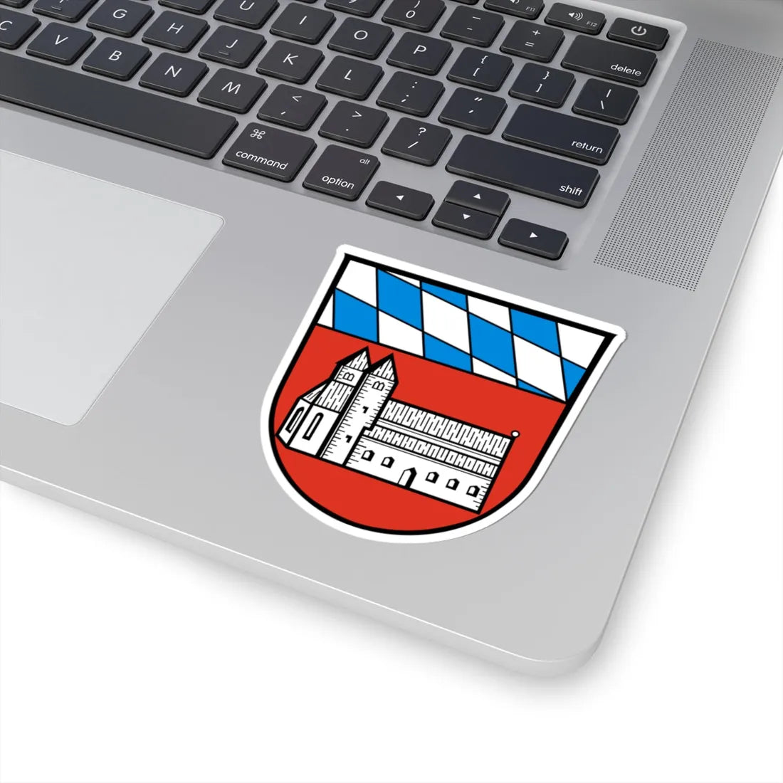 DEU Landkreis Cham COA (Germany) (Coat of Arms) STICKER Vinyl Kiss-Cut Decal - The Sticker Space